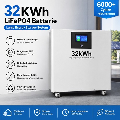 32kwh lifepo4 batteriespeicher - lifepo4,