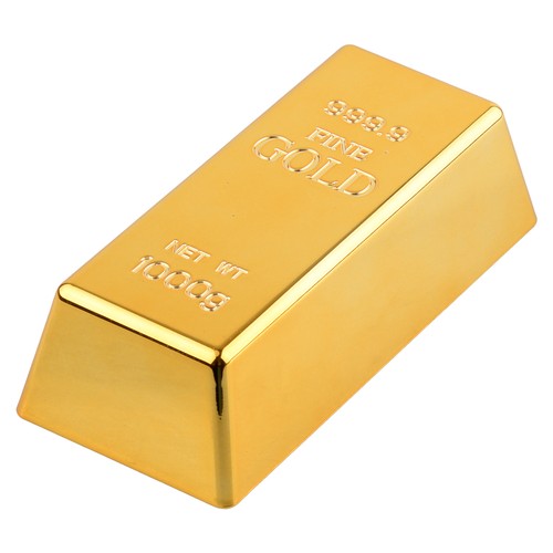 Goldbarren türstopper - goldbarren,