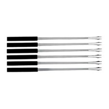 STELTON Fonduegabeln, 6er-Set - Peter HOLMBLAD - 1977 - schwarz - nwtg.