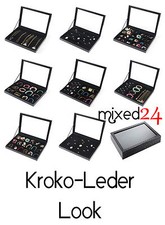 Schwarze Schmucklade Ringlade