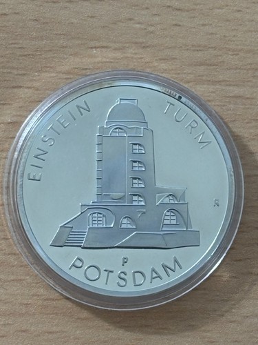 Ddr medaille einstein - medaille, *einstein