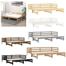 Tagesbett ausziehbar natur - tagesbett,