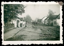 Zigeuner Viertel im Balkan - WK2 Foto 9x6cm