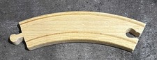 Gebogene Schiene - lang - Holzeisenbahn - Brio/Eichhorn kompatibel - Nichtr.
