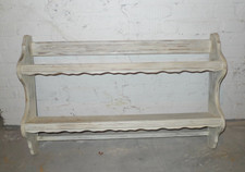 Vintage Wandregal Regal Eiche geweißelt Landhaus Shabby Chic Ablage WandBoard