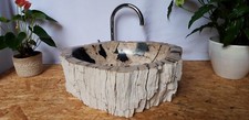 Waschbecken Versteinertem Holz