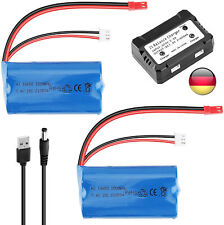 2 Stück Li-Ion Akku 7,4V 1500mAh Batterie JST für Helikopter F645 MJX F-45 Auto