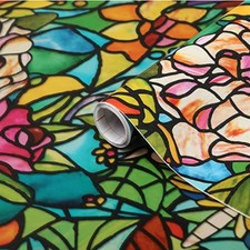 d-c-fix Klebefolie Tulia Bunt Fensterfolie Selbstklebend Dekor 200 x 45 cm