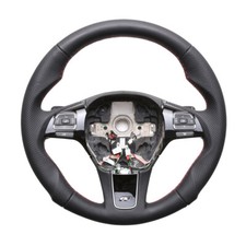 VW Lenkrad Touareg Leder 7P Tuning Neu Beziehen Nappa 11835