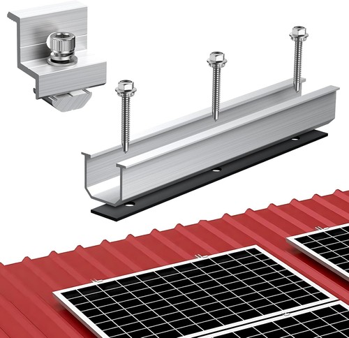 20cm alu solarpanel halterung - alu,