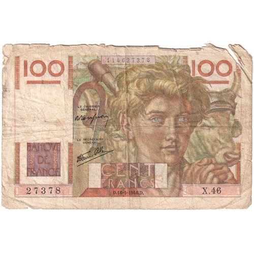 Frankreich 100 francs jeune - frankreich,,