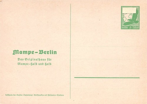 834088 privat ganzsache - dr,