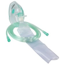 O2-Maske ohne Rückatmung mit