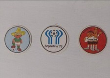 FIFA WM Argentinien '78 • Mexiko '70 • Deutschland '74 Maskottchen Trading Discs Lot
