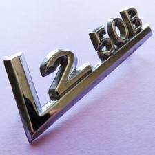 L2 50B = Altes originales Emblem um 1970 TRAUMZUSTAND vom Auto oder Motorrad RAR
