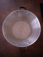 Vintage Alu Sieb Henkelsieb Seiher Aluminium vintage