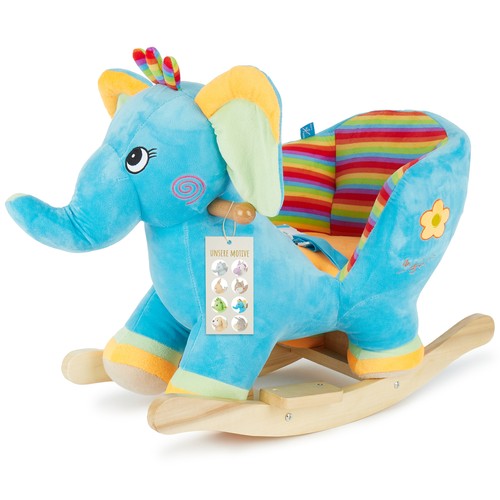 Schaukelpferd plüsch elefant - schaukelpferd,