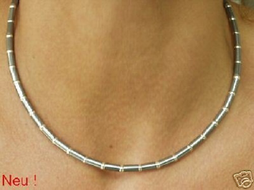 Edelstahl halskette collier - edelstahl,