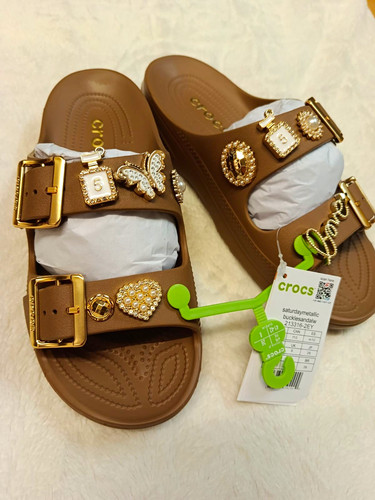 Crocs saturday metallic - crocs,