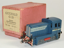Gützold - Diesel-Kleinlokomotive G 15, blau, Spur H0, für Bastler #10.25/R