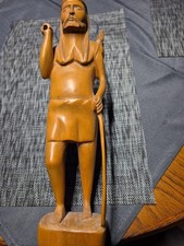 Dekofigur  , Indianer  aus Kunststoff  . Größe : 31 cm × 8 cm , der Speer fehlt