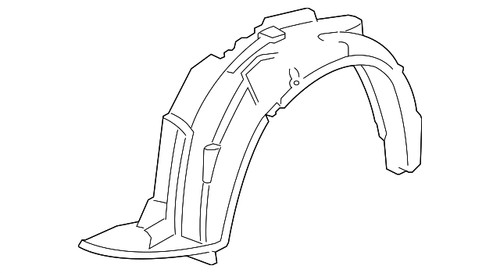 Genuine honda fender splash - genuine,