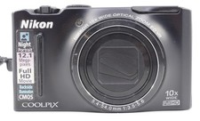 Nikon Coolpix S8100 schwarz - Digitalkamera Kamera Kompakt 12MP Digicam -Händler