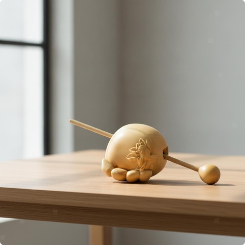 Wooden percussion block - wooden,