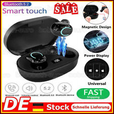 Bluetooth 5.3 Kopfhörer In Ear kabellos Stereo Ohrhörer Schwarz mit Ladebox DE