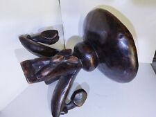 Afrikanische figuren . Königche Stühle. Traditionell Stühle von West Afrika