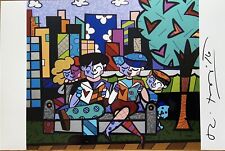 Romero Britto signiert Großfoto original Unterschrift Autogramm signed (25)