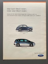 2006 Ford S-Max 1946 Taunus Spezial Buckel Blech reden Vintage Werbung Reklame