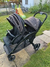 vidaXL Geschwisterwagen - Dunkelgrau (10348)