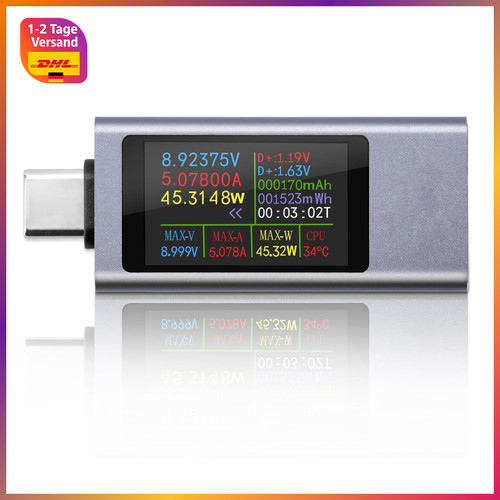 Usb tester messgerät 30v - usb,