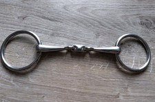 Doppelt Gebrochene Wassertrense, O-Ring Snaffle Bit, 11,5-12cm