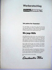 Wie junge Wölfe - Christian Hay - Elizabeth Teissier - Werberatschlag