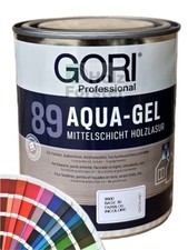 GORI 89 Aqua Gel Mittelschicht Holzlasur Sonderfarbtöne, Farb und Mengenwahl