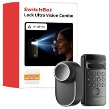 SwitchBot Ultra Vision Bundle schwarz, Lock Ultra, Keypad Vision, Hub Mini