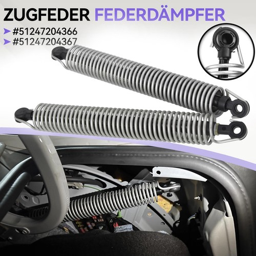Gasfeder zugfeder - 2x,
