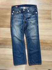 ORIGINAL TRUE RELIGION BOBBY SUPERT JEANS STRAIGHT w34