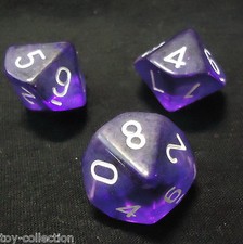 3 Würfel / Spielwürfel - W10