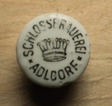 "Schlossbrauerei - Adldorf" ~ Porzellan-Verschluß ~ Bügelverschluß ~ Bier ~