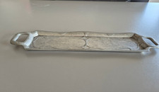 Tablett aus Silber-Zinn von