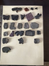 34 Stempelplatten größtenteils Tierstempel