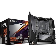Gigabyte B550I AORUS PRO AX Mainboard schwarz, RGB Fusion, AMD B550, Mini-ITX