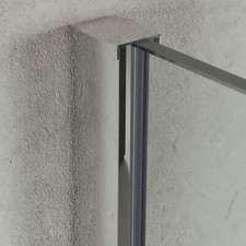 Wandprofil Dusche Alu Duschprofil Klemmschiene Wandanschlussprofil 8-10mm Glas