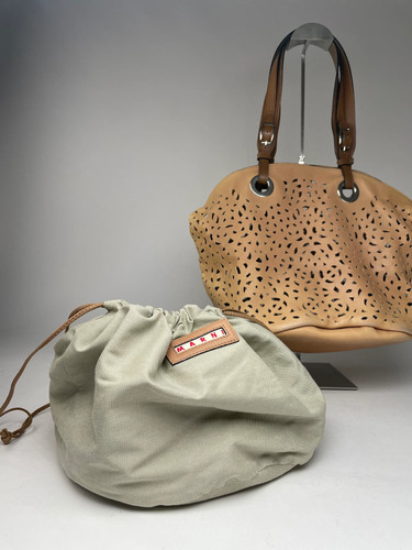 Vintage marni leather shopper - marni,
