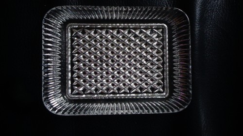 Glas butterschale rechteck - glas,