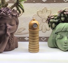 „Dralle ILLUSION“ LEUCHTTURM HolzFlakon Vintage Rarität ohne Inhalt🎀