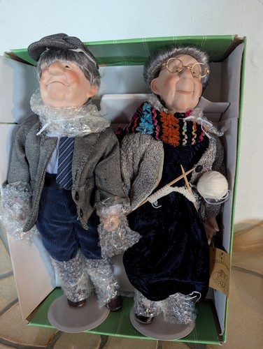 Porzellan puppen oma - puppen,oma, opa